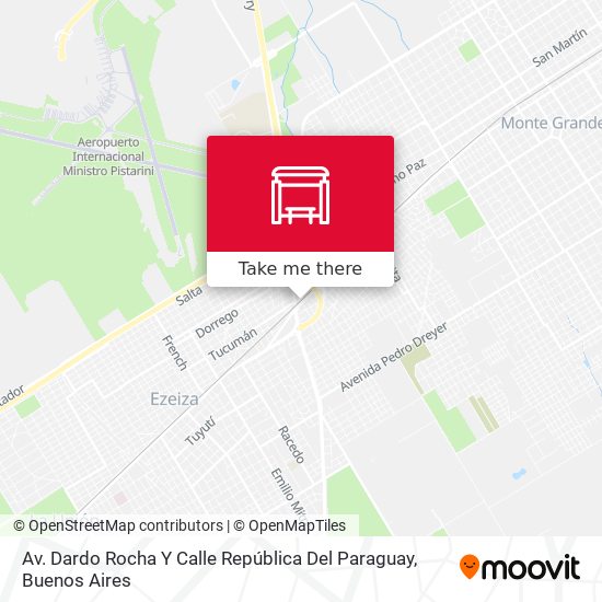 Av. Dardo Rocha Y Calle República Del Paraguay map