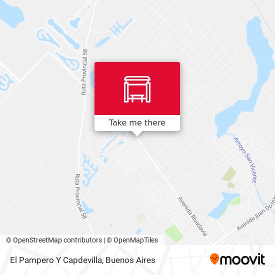 El Pampero Y Capdevilla map