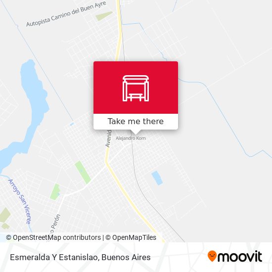 Esmeralda Y Estanislao map