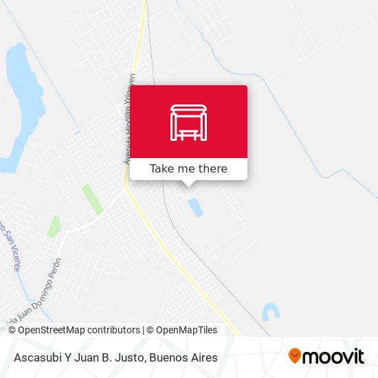 Ascasubi Y Juan B. Justo map