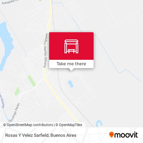Rosas Y Velez Sarfield map