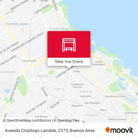 Avenida Crisólogo Larralde, 2375 map