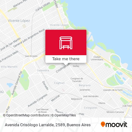 Avenida Crisólogo Larralde, 2589 map