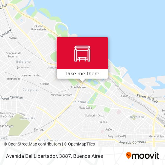 Avenida Del Libertador, 3887 map