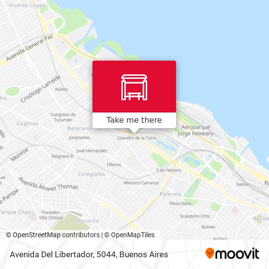Avenida Del Libertador, 5044 map