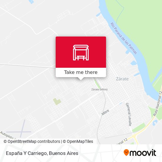 España Y Carriego map