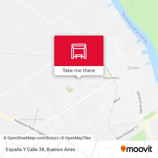 Mapa de España Y Calle 38