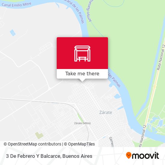 3 De Febrero Y Balcarce map