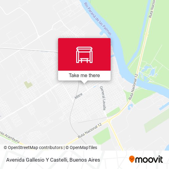 Avenida Gallesio Y Castelli map
