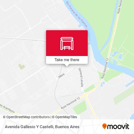 Avenida Gallesio Y Castelli map