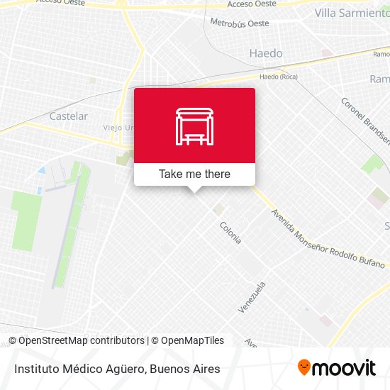 Mapa de Instituto Médico Agüero