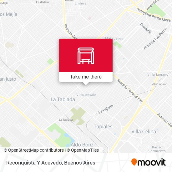Reconquista Y Acevedo map