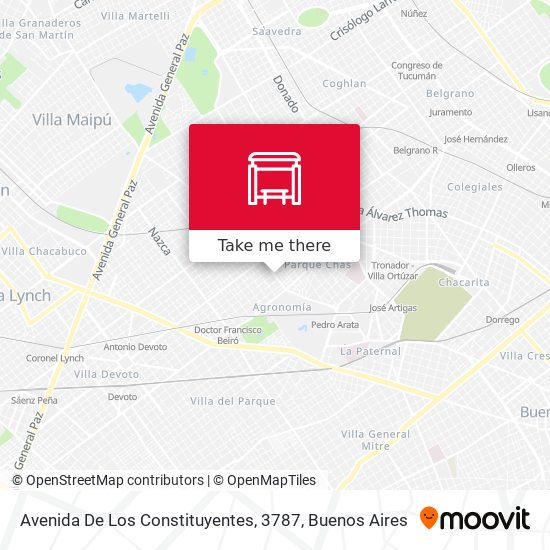 Avenida De Los Constituyentes, 3787 map