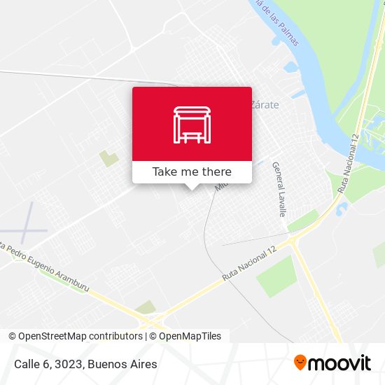Mapa de Calle 6, 3023