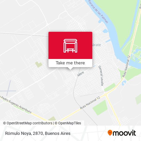 Rómulo Noya, 2870 map