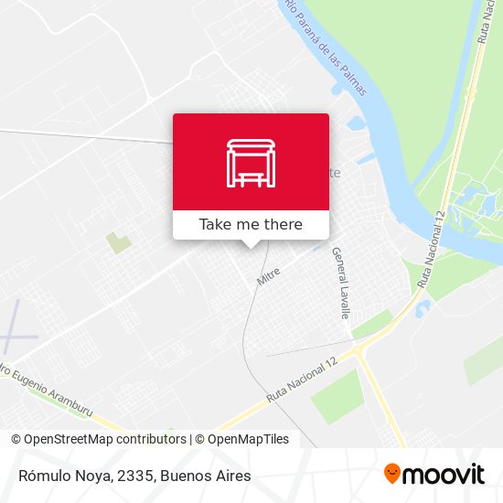 Rómulo Noya, 2335 map