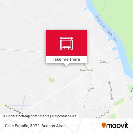 Mapa de Calle España, 3072