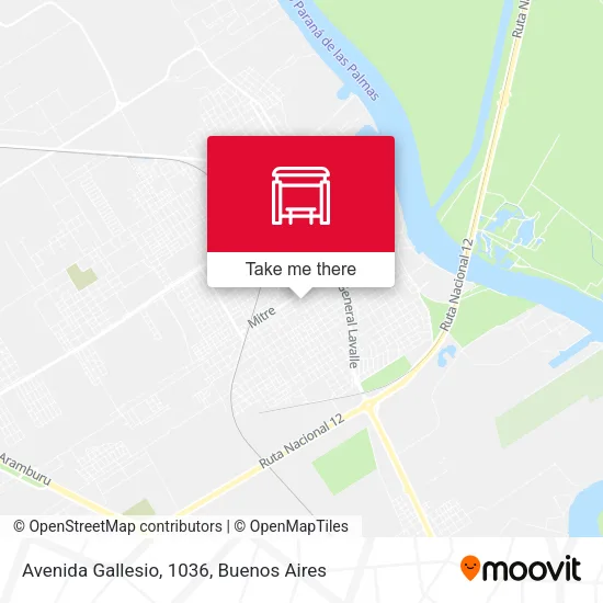 Avenida Gallesio, 1036 map