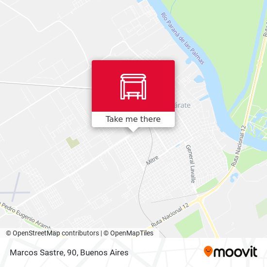 Mapa de Marcos Sastre, 90