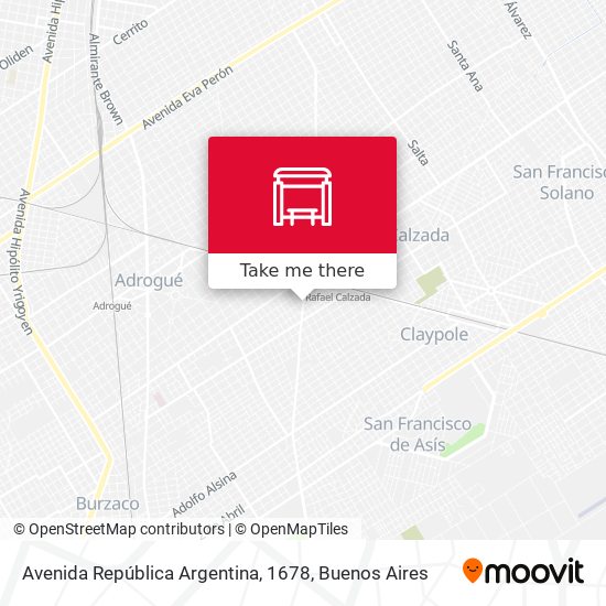 Avenida República Argentina, 1678 map