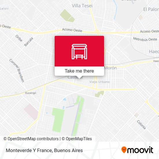 Monteverde Y France map