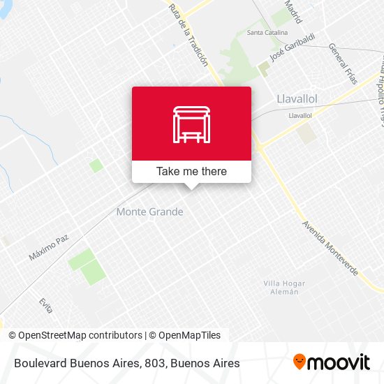 Mapa de Boulevard Buenos Aires, 803