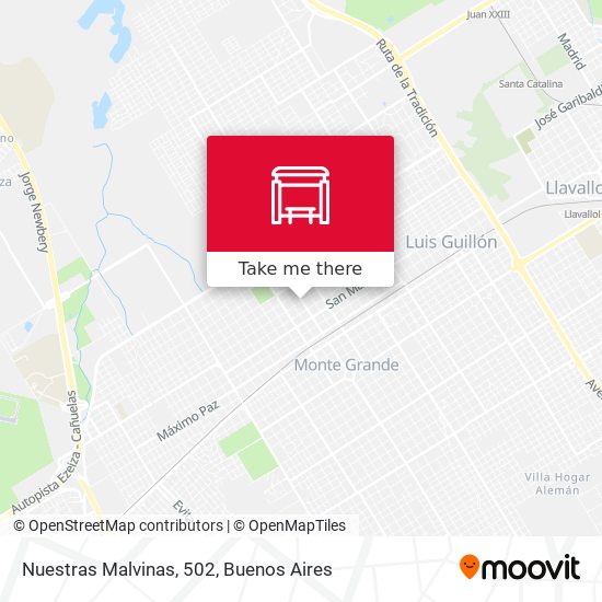 Nuestras Malvinas, 502 map
