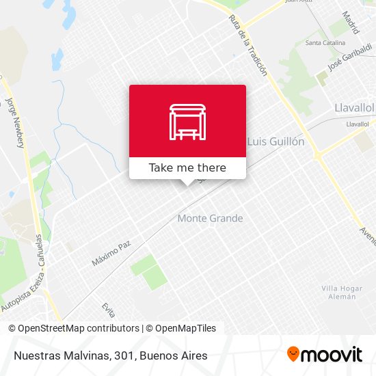 Nuestras Malvinas, 301 map