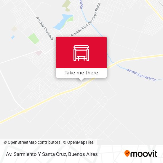 Av. Sarmiento Y Santa Cruz map
