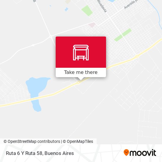 Mapa de Ruta 6 Y Ruta 58