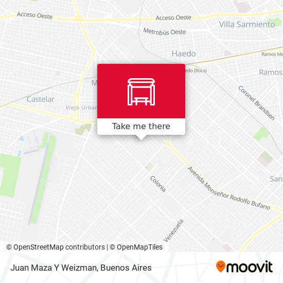 Mapa de Juan Maza Y Weizman
