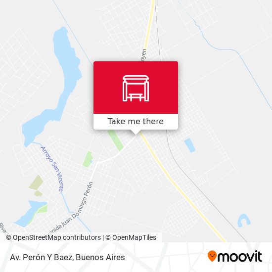 Av. Perón Y Baez map