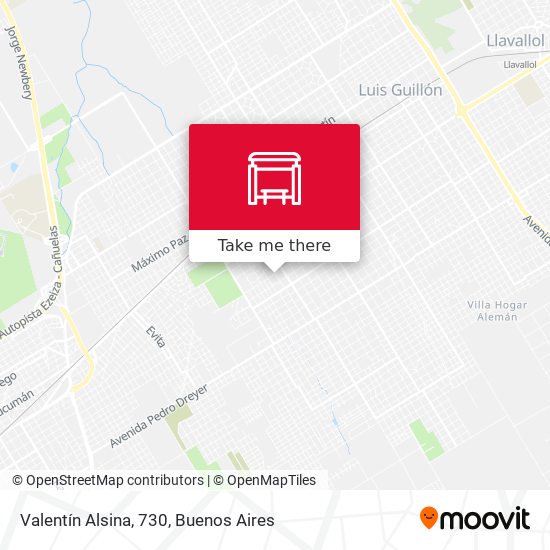 Mapa de Valentín Alsina, 730