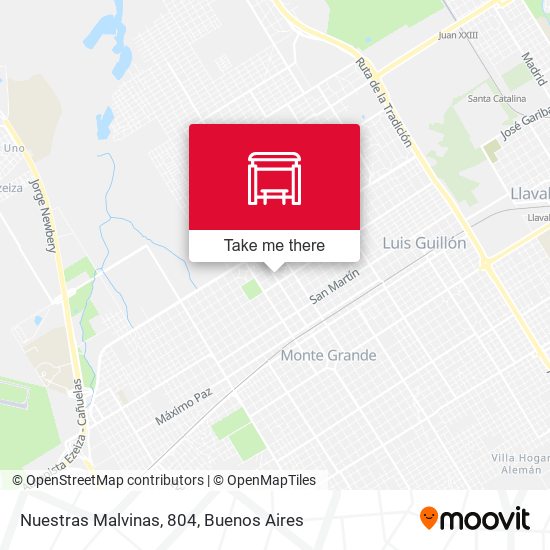 Nuestras Malvinas, 804 map