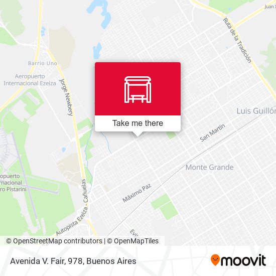 Avenida V. Fair, 978 map