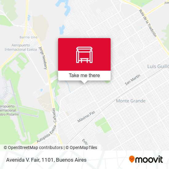Mapa de Avenida V. Fair, 1101