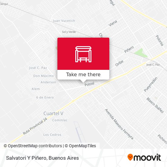 Salvatori Y Piñero map