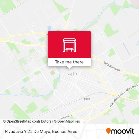 Mapa de Rivadavia Y 25 De Mayo