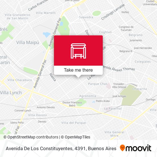 Avenida De Los Constituyentes, 4391 map