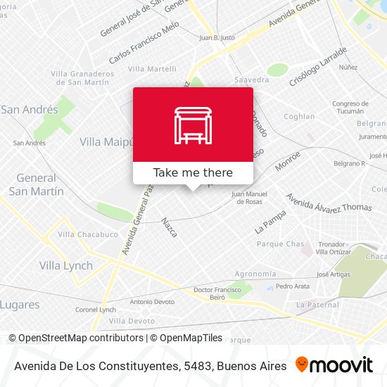 Avenida De Los Constituyentes, 5483 map