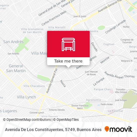 Avenida De Los Constituyentes, 5749 map