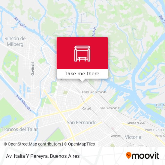 Mapa de Av. Italia Y Pereyra