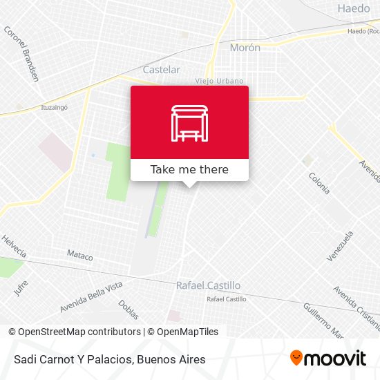 Sadi Carnot Y Palacios map