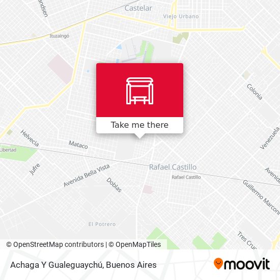 Achaga Y Gualeguaychú map
