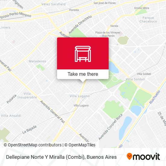 Dellepiane Norte Y Miralla (Combi) map