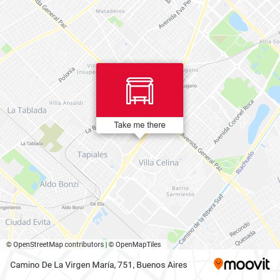 Mapa de Camino De La Virgen María, 751