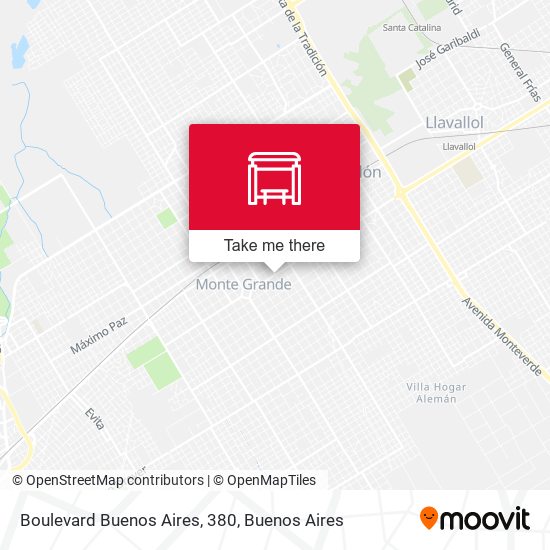 Boulevard Buenos Aires, 380 map