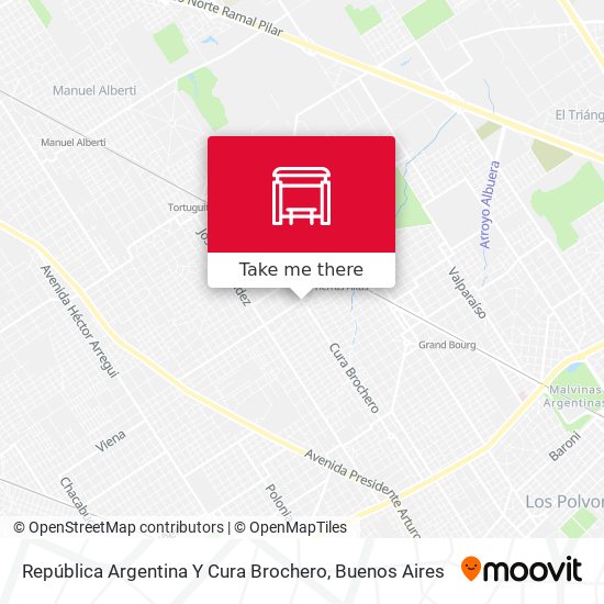 República Argentina Y Cura Brochero map