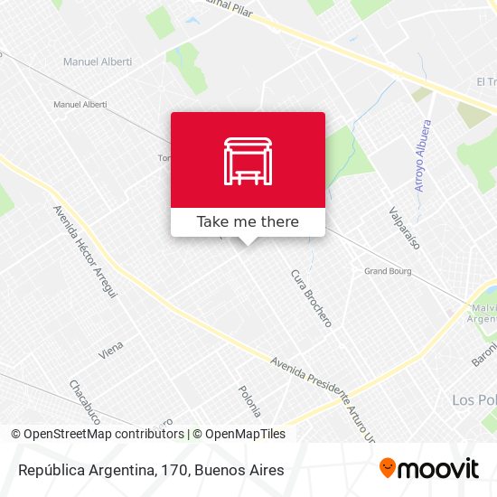 República Argentina, 170 map