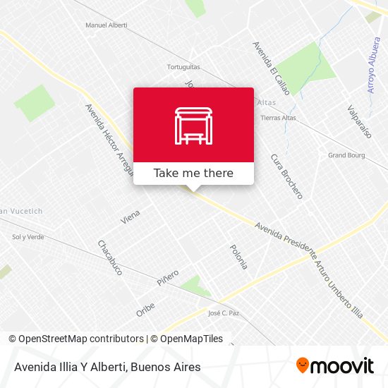 Mapa de Avenida Illia Y Alberti
